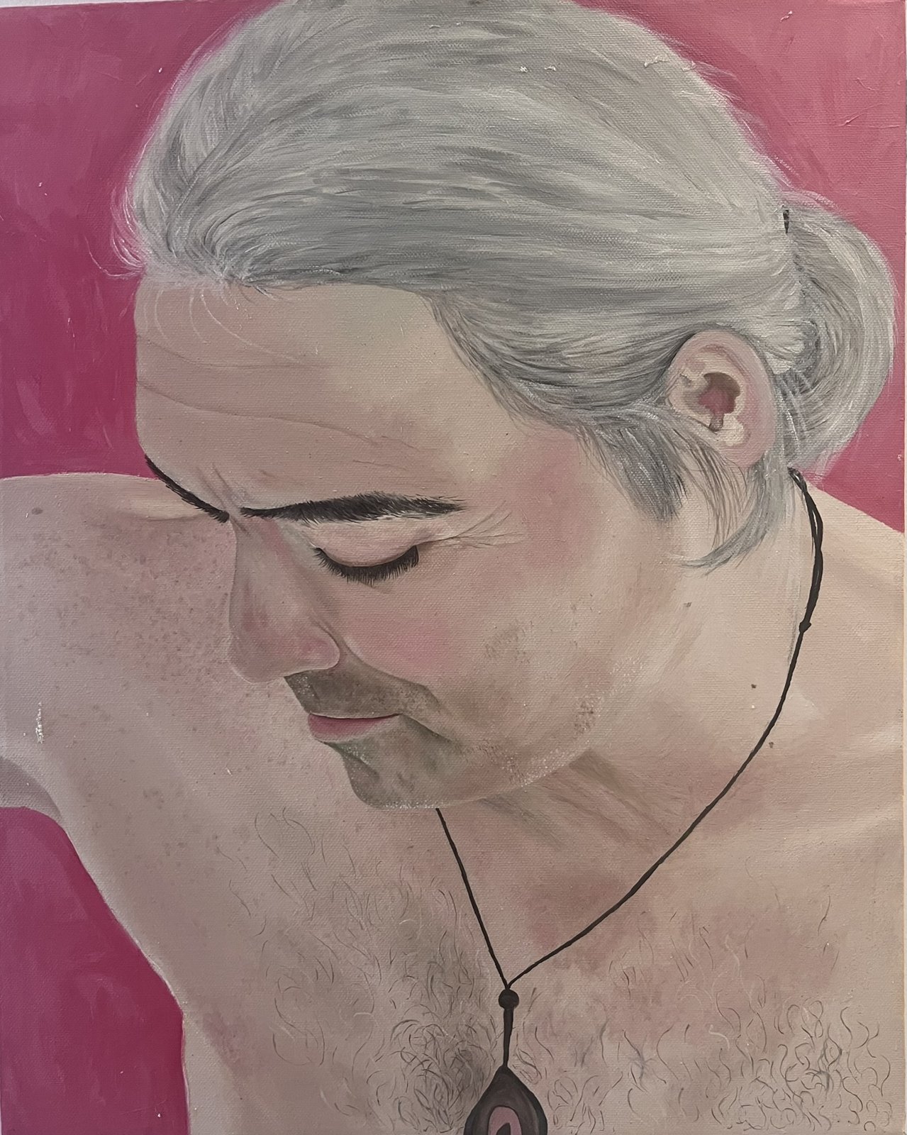 Portrait Study in Rose Light